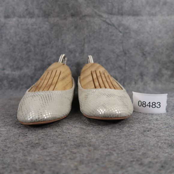 Corso Como Shoes Womens 7 Ballet Flats Fashion Leather Classic Callie Metallic - Picture 3 of 14